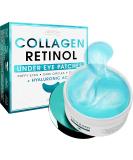 Under Eye Pads with Retinol & Caffeine - Hydrating Gel Masks | All-Natural Formula for Dark Circles & Puffiness - Buy Online on SooperMarket.com