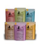 Catz Finefood Multipack 1 12 x 85g bag delicatessen cat food wet varieties Mix package 1 with poultry veal herring wild salmon lamb rabbits.(12 pieces) 1 Pack Collection I 85 g (12 pack) - Buy Online on SooperMarket.com