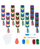 FREEBLOSS Plastic Canvas Bookmark Kit - Set of 8 Sheets for Embroidery and Crafting Projects - Buy Online on SooperMarket.com
