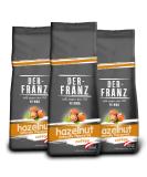 Der-Franz coffee flavoured with hazelnut Arabica and Robusta coffee beans 3 x 500 g Hazelnut 500 g (pack of 3) - Buy Online on SooperMarket.com