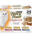 Purina Fancy Feast Grilled Feast in Gravy Canned Wet Cat Food Cheddar Delights in Gravy Cheddar Variety Pack 3 Ounce (Pack of 24) - Buy Online on SooperMarket.com