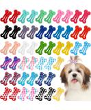 50pc Bone Shaped Dog Hair Clips | Multicolor Small Snap Barrettes for Pets - 25 Styles Available - Buy Online on SooperMarket.com