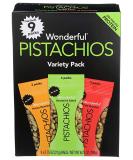 Wonderful Pistachios  No Shell Nuts Variety Pack (4 bags of Roasted & Salted 3 bags of Chili Roasted and 2 bags of Honey Roasted) 9 Count - Buy Online on SooperMarket.com