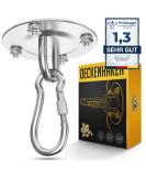 Master factory ceiling hooks for boxing bags - 400kg wearing power - bombproof punching bag bracket - Ideal ceiling holder for punching bag suspension - including German instructions stainless steel - Buy Online on SooperMarket.com