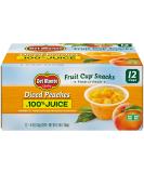DEL MONTE Diced Peaches FRUIT CUP Snacks in 100% Fruit Juice, 12 Pack, 4 oz - Buy Online on SooperMarket.com