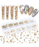 660Pcs Champagne Gold Crystal Rhinestones - Nail Art and Crafts DIY Accessories - Buy Online on SooperMarket.com