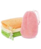 Juvale Soap Exfoliating Bag 4 Pack - 3.5 x 6 Inches - Shower Essential in 4 Colors - Buy Online on SooperMarket.com