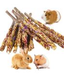 ABIZOO 18-Piece Rabbit Chew Toy Set | Natural Apple Sticks & Dental Care for Rabbits Hamsters & Guinea Pigs - Buy Online on SooperMarket.com