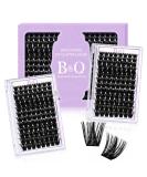 Eyelash single 208 PCs B & Q DIY LASH clusters for beginners Reusable eyelash tufts Single eyelashes for eyelash extensions at home Individual lashes eyelashes extension (8-16mix B06+B06) 8-16Mix lash kit B06+B06 - Buy Online on SooperMarket.com