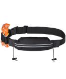 Reflective Running Race Bib Belt With Elastic Webbing - Lightweight Fits All Waist Sizes 30-42 Running Belts for Women and Men for Marathon, Triathlon - Runners Belt - Running Belt Bib Holder Race Belt - Buy Online on SooperMarket.com
