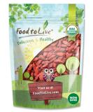 Buy Food to Live Organic Goji Berries 4 lbs - Sun Dried Non-GMO Raw Vegan Superfood - Bulk Sirtfood Snack - Buy Online on SooperMarket.com