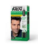 Just For Men Shampoo-In Color (Formerly Original Formula), Gray Hair Coloring for Men - Real Black, H-55 (Packaging May Vary) 1 Count (Pack of 1) Real Black - Buy Online on SooperMarket.com
