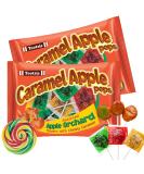 Caramel Apple Lollipops | Fall Themed Candy for Goodie Bags | Pack of 2 - Buy Online on SooperMarket.com