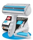 Bluepet Rollotollo Animal hair remover incl. Mini lint brush for clothing - reusable lint roller - animal hair cat hair dog hair remove - washable reusable - lint Remover bestseller Rollotollo + mini lint roller - Buy Online on SooperMarket.com