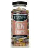 Original Dew Drops Retro Jelly Sweets Gift Jar By Berrymans Sweet Shop - Classic Sweets Traditional Taste. - Buy Online on SooperMarket.com