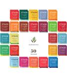 Stash Tea Bags Variety Pack - Herbal and Decaf - Caffeine Free Assorted Teas - Tea Sets for Women and Men - 50 Ct, 25 Different Flavors - 100% Handmade Cotton Pouch Included Caffeine-Free & Decaf - Buy Online on SooperMarket.com