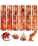 Tintnut Flame HTV 12x10 inch 6 Sheet Winter Fire Heat Transfer Vinyl for DIY T-Shirts - Buy Online on SooperMarket.com