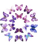 DEEKA 16 PCS Butterfly Hair Clips Small Realistic Colorful Handmade 90s Hair Clips Barrette Hair Accessories for Women and Girls -Purple - Buy Online on SooperMarket.com