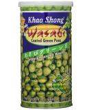 Khao shong green peas with Wasabi crispy peas in the sharp dough coat low -fat alternative to nuts medium sharpness 1 x 280 g can 280 g (1 Pack) - Buy Online on SooperMarket.com