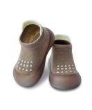 Dookeh Baby Shoes Boys Girls First Walking Shoes Non Slip Soft Sole Sneakers Toddler Infant Babygirl Sock Shoes 9-12 Months A3 Brown - Buy Online on SooperMarket.com
