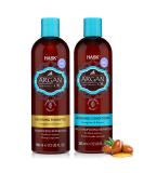 HASK ARGAN OIL Repairing Shampoo + Conditioner Set for All Hair Types, Color Safe, Gluten-Free, Sulfate-Free, Paraben-Free, Cruelty-Free - 1 Shampoo and 1 Conditioner - Buy Online on SooperMarket.com