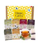 Herbal Tea Gift Set Hamper | 60 Individually Wrapped Bags | 6 Flavours inc. Rosehip & Hibiscus, Peppermint, Green Tea | Tea Lover's Gift - Buy Online on SooperMarket.com