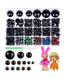 816 Pcs Safety Eyes for Crochet 6-30mm Plastic Colorful Safety Eyes for Amigurumi with Washers Black Stuffed Animal Eyes for Craft Teddy Bear - Buy Online on SooperMarket.com