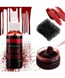DE'LANCI Fake Blood Spray Splatter & Fake Scabs Gel Kit - Halloween Makeup for Vampire, Zombie & SFX Wound - Buy Online on SooperMarket.com