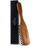 ZilberHaar Long Hair & Beard Brush - Soft 2nd Cut Boar Bristles & Pearwood - Ideal Beard Care for Men - 8.6 Inches - Buy Online on SooperMarket.com