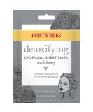 Burt's Bees Face Masks Detoxifying Charcoal Facial Skin Care 100% Natural Single Use (6 Count) - Buy Online on SooperMarket.com