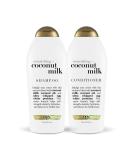 OGX Nourishing + Coconut Milk Shampoo & Conditioner Set - 25.4 Fl Oz (Pack of 2) - Buy Online on SooperMarket.com