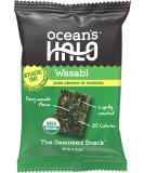 Ocean's Halo Wasabi Sea Weed Snacks Pack of 20 x 4g Wasabi 4 g (Pack of 20) - Buy Online on SooperMarket.com