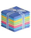 Elaine Karen 100% Cotton WASHCLOTHS, 8pc Set, Colors May Vary 8 Pack - Buy Online on SooperMarket.com