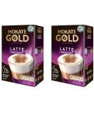 Mokate Gold Premium Latte Macchiato Flavour with skimmed milk Powder 2x boxes 10x sachets - Buy Online on SooperMarket.com