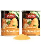 Gefen Corn Flake Crumbs 12oz (2 Pack) | Gluten-Free Crunchy Coating | Resealable Containers | 1.5 Pounds Total - Buy Online on SooperMarket.com