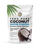 Earth Circle Organics Pure Young Dried Coconut Water Powder - 8oz | Unsweetened Electrolyte Supplement - Natural Keto Water Enhancer | Vegan & Gluten Free - Buy Online on SooperMarket.com