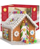 Gingerbread House Kit, Pre-Baked & Pre-Assembled BIG Traditional gingerbread house kit Christmas Fun activity, Everything Included: Cookies, Colorful Candies, Icing, Bag/Tip + SEWANTA Candy Cups 1 - Buy Online on SooperMarket.com