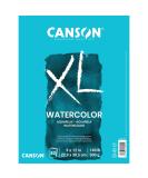Canson XL Series Watercolor Textured Paper Pad for Paint, Pencil, Ink, Charcoal, Pastel, and Acrylic, Fold Over, 140 Pound, 9x12 Inch, , 30 Sheets 9x12 Fold Over - Buy Online on SooperMarket.com