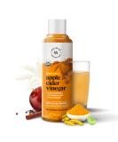 Organic Himalayan Apple Cider Vinegar with Amla, Turmeric, Cinnamon, Black Pepper - 500ml (17 Fl Oz) - USDA Certified - Immunity Booster - Buy Online on SooperMarket.com