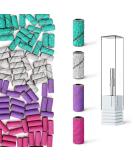 YBLNTEK 80Pcs Sanding Bands for Nail Drill - 3.1MM Mandrel Bit 80/120/180/240 Grit Ideal for Acrylic & Gel Nail Shaping - Buy Online on SooperMarket.com