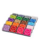 Lsushine Craft Ink Pad Stamps Partner Diy Color,20 Colors Rainbow Finger Ink pad for kids (pack of 20) - Buy Online on SooperMarket.com