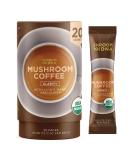 ShroomDNA Organic Mushroom Coffee with Lions Mane and Chaga Mushrooms - Instant Focus + Clarity All Day | USDA Certified Organic, Vegan, Gluten Free, No Added Sugar (20 Count) - Buy Online on SooperMarket.com