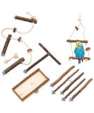 9-Piece Bird Cage Accessory Set for Budgies & Small Birds | Ideal for Species-Appropriate Care - Buy Online on SooperMarket.com