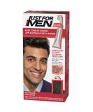 Just For Men Easy Comb-In Color Hair Dye - Rich Black A-65 | One Step Application with Comb Applicator - Buy Online on SooperMarket.com