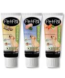 Petp l dog tubes tubes tubosnack - trial set poultry salmon - without grain salt sugar - premium delicacies delicious healthy - ideal for puppies - 3x 75g dogs snack made in Germany tried: liver sausage poultry paste salmon cream 75 g (3Pack) - Buy Online on SooperMarket.com