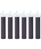 Brita Water Bottle Replacement Water Bottle Filters, Black, 6 Count 6 Count (Pack of 1) - Buy Online on SooperMarket.com