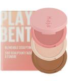 Kaja 3-in-1 Blendable Sculpting Trio - Play Bento | Powder Blusher, Highlighter, and Cream Bronzer, 01 Butter Up 01 Butter Up - Fair Complexions - Buy Online on SooperMarket.com