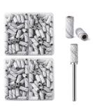 Small Sanding Bands for Nail Drill - 160 Pcs Set with 3.1mm Mandrel Bit - Perfect for Acrylic Nails & Gel Manicures | High-Quality 180# Zebra Nail File Bits - Buy Online on SooperMarket.com