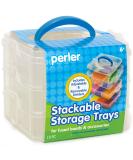 Perler Bead Large Organizer Stackable Storage Container 3pc Set | Square Bead Trays - Buy Online on SooperMarket.com