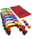 GoSports Putt-Thru Croquet Putting Game - Includes 9 Gates, 4 Golf Balls and Tote Bag -Play at Home, the Office or On the Green - Buy Online on SooperMarket.com